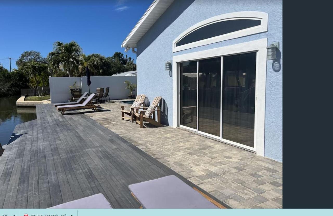 Pool/Waterfront Home 5 Min Walk To Siesta Key Village And Beach Экстерьер фото